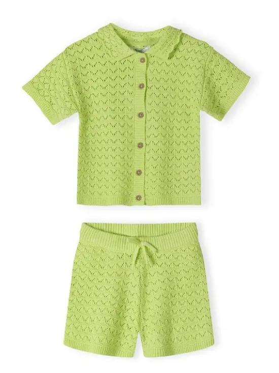 minoti Zestaw 30KNIT151 Zielony Regular Fit