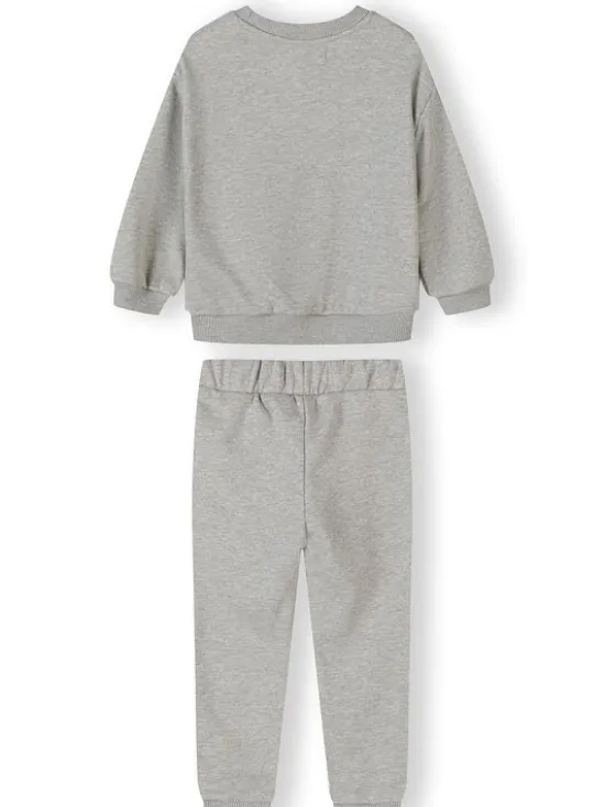 minoti Zestaw NOSFLEECE101 Szary Regular Fit