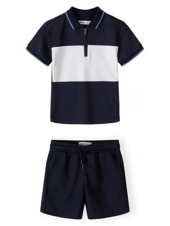 minoti Zestaw 29POLO252 Granatowy Regular Fit