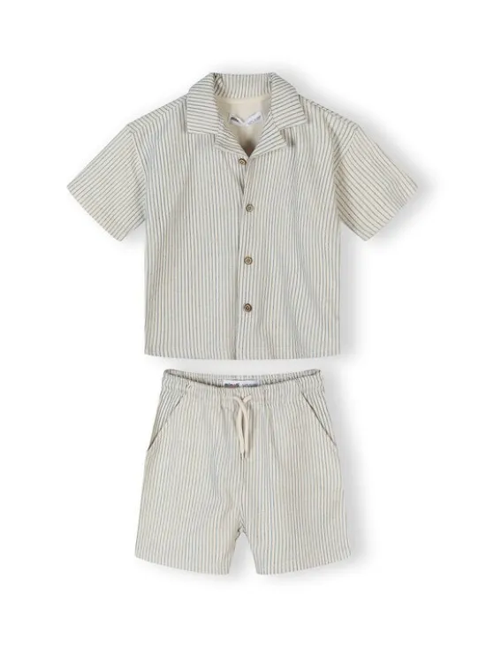 minoti Zestaw 29SET209 Écru Relaxed Fit