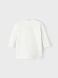 NAME IT Bluzka 13212749 Biały Regular Fit