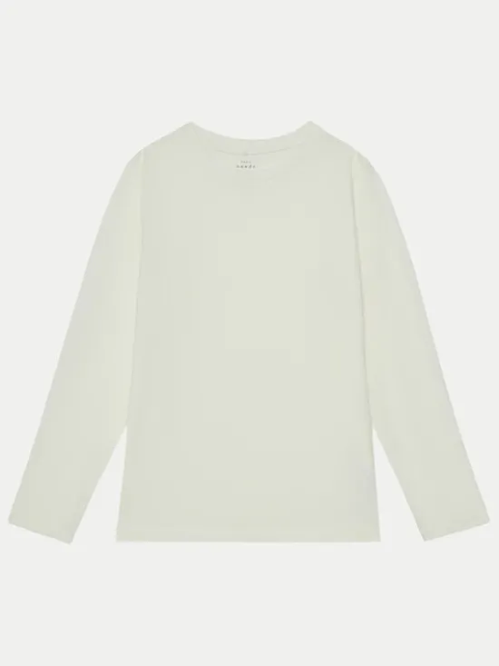 NAME IT Bluzka 13238698 Écru Regular Fit