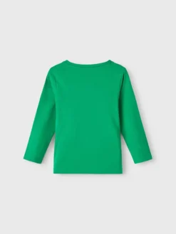 NAME IT Bluzka 13210252 Zielony Regular Fit