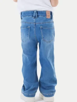 NAME IT Jeansy 13224658 Niebieski Bootcut Fit