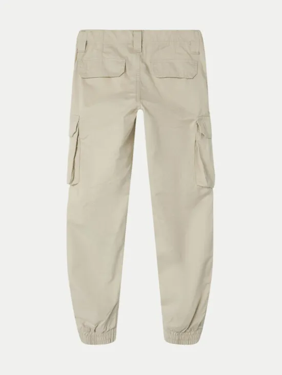 NAME IT Joggery 13237197 Szary Regular Fit