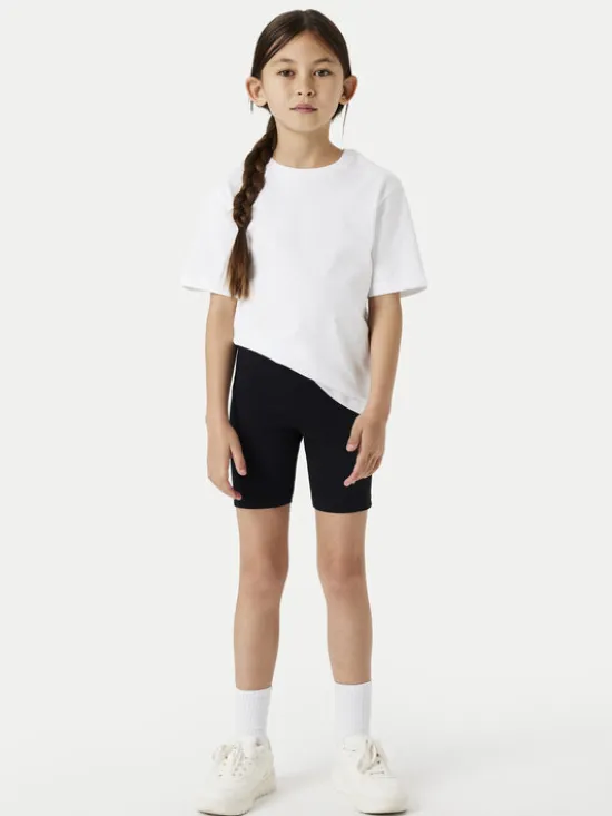 NAME IT Komplet szortów sportowych Vivian 13191810 Czarny Slim Fit