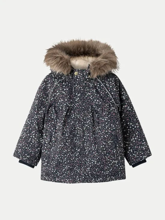 NAME IT Kurtka narciarska 13230596 Granatowy Regular Fit