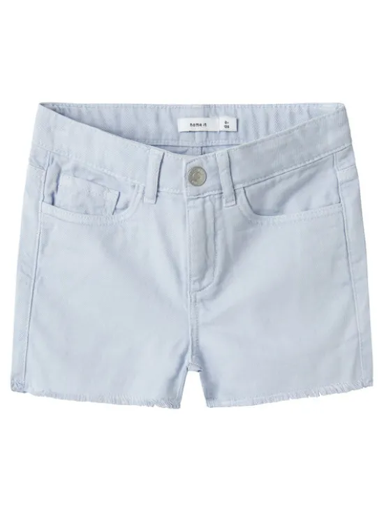 NAME IT Szorty jeansowe 13239003 Błękitny Mom Fit
