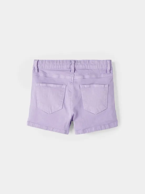 NAME IT Szorty jeansowe Nkfrose 13212157 Fioletowy Regular Fit