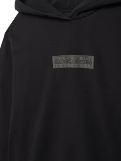 Napapijri Bluza B-New Box Logo NP0A8BA9 Czarny Loose Fit