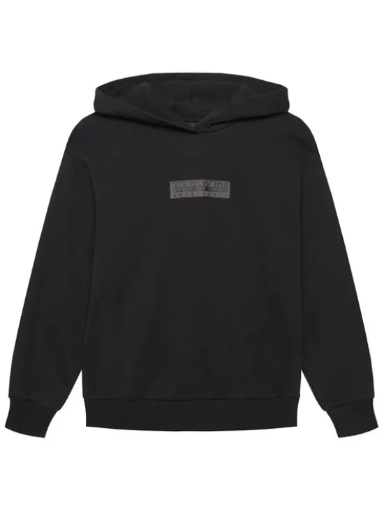 Napapijri Bluza B-New Box Logo NP0A8BA9 Czarny Loose Fit