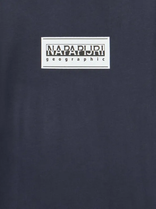 Napapijri Bluzka S-Chamois NP0A4HYK D Granatowy Regular Fit
