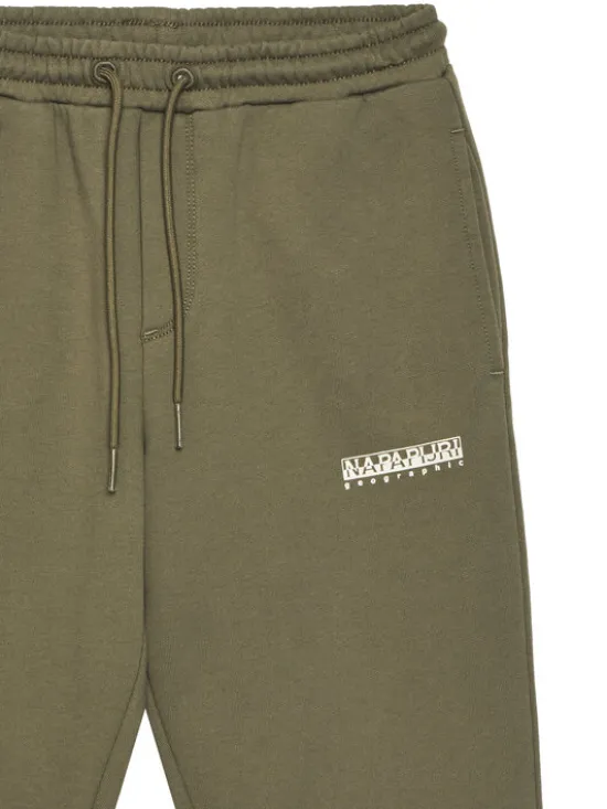Napapijri Spodnie dresowe M-Inot NP0A891G M Khaki Regular Fit