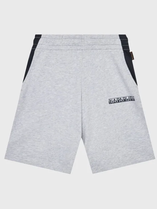 Napapijri Szorty materiałowe Pinta NP0A4GX8 M Szary Regular Fit