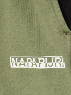 Napapijri Szorty materiałowe Pinta NP0A4GX8 M Zielony Regular Fit