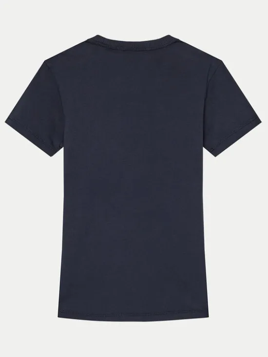 Napapijri T-Shirt Chamois NP0A4HYL D Granatowy Regular Fit