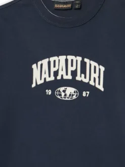 Napapijri T-Shirt S-Inot NP0A891F D Granatowy Regular Fit