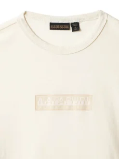 Napapijri T-Shirt S-New Box Logo NP0A4IFY Biały Loose Fit