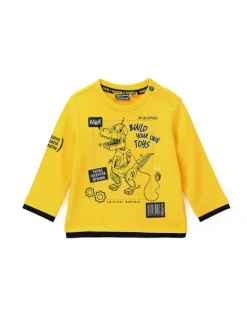 Original Marines Bluzka DCA0705NM Żółty Regular Fit
