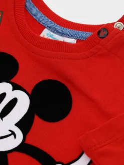 Original Marines Bluzka MICKEY MOUSE DCAV0617NM Czerwony Regular Fit