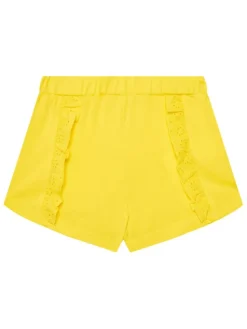 Original Marines Komplet top i spodenki DFP3221CF Żółty Regular Fit