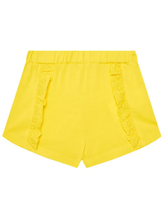 Original Marines Komplet top i spodenki DFP3221CF Żółty Regular Fit