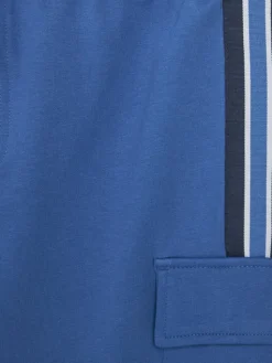 Original Marines Komplet t-shirt i spodenki DFP4218YM Biały Regular Fit