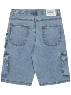 Original Marines Szorty jeansowe DFP4281YM Niebieski Regular Fit