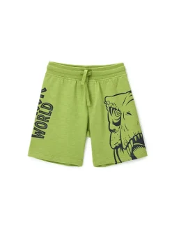 Original Marines Szorty sportowe DFPV2267CM Zielony Regular Fit
