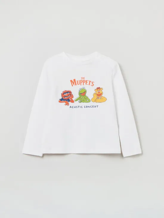 OVS Bluzka DISNEY 1607620 Biały Regular Fit