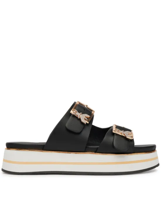 Patrizia Pepe Klapki PPJ389/31 Czarny