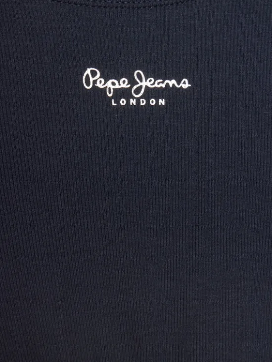 Pepe Jeans Sukienka letnia Olya PG951663 Granatowy Regular Fit