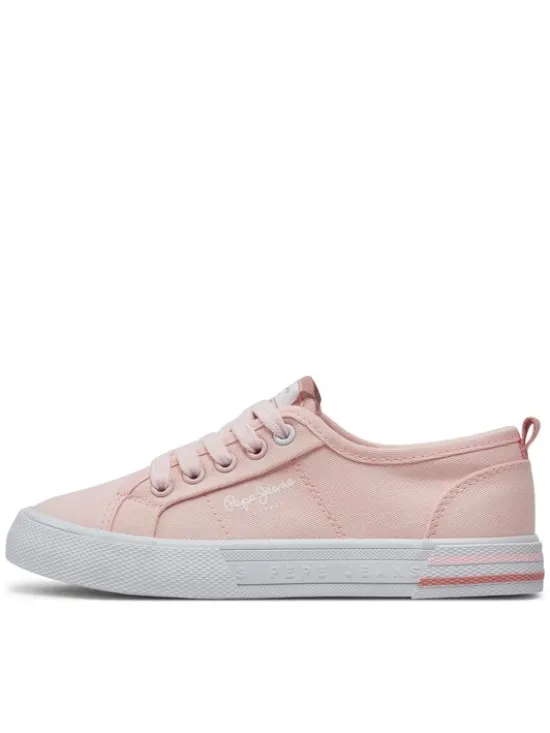 Pepe Jeans Tenisówki Brady Basic G PGS30604 Różowy