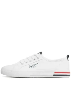 Pepe Jeans Tenisówki Brady Basic Boy PBS30549 Biały