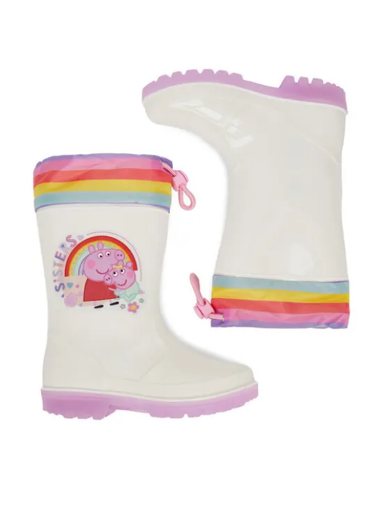 Peppa Pig Kalosze CEO-NJ-AW26-302PP Biały