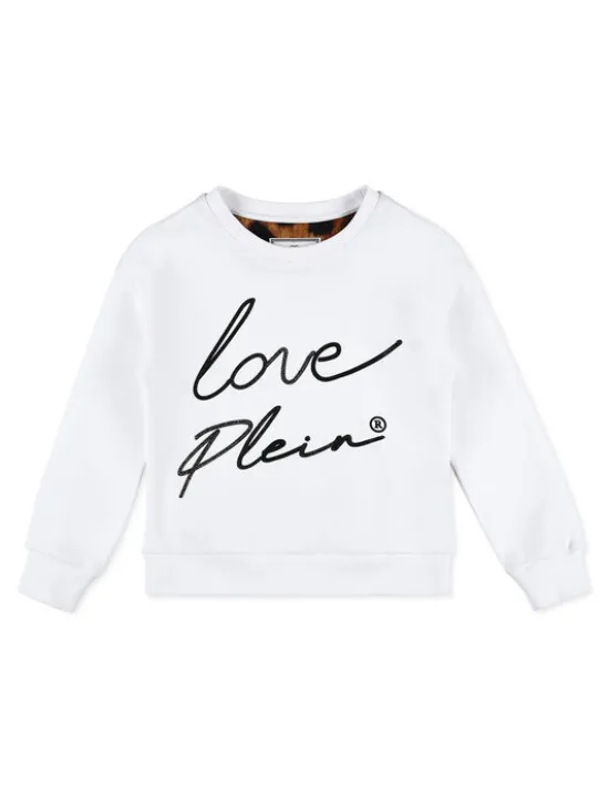 PHILIPP PLEIN Bluza 2301 Biały Basic Fit