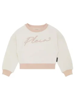 PHILIPP PLEIN Bluza 28137 Biały Regular Fit