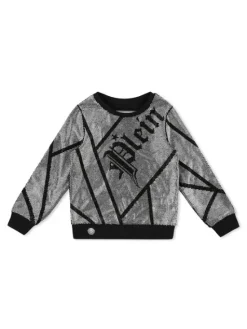 PHILIPP PLEIN Bluza 30167 Czarny Regular Fit