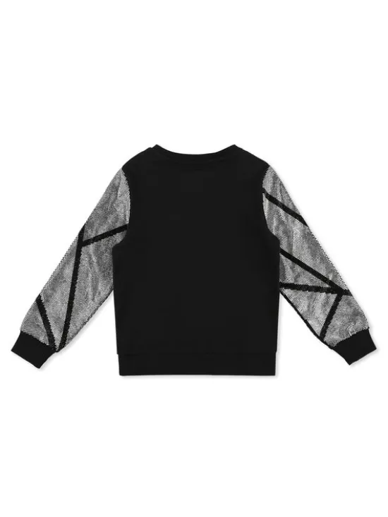 PHILIPP PLEIN Bluza 30167 Czarny Regular Fit