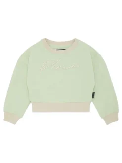 PHILIPP PLEIN Bluza 28137 Zielony Regular Fit