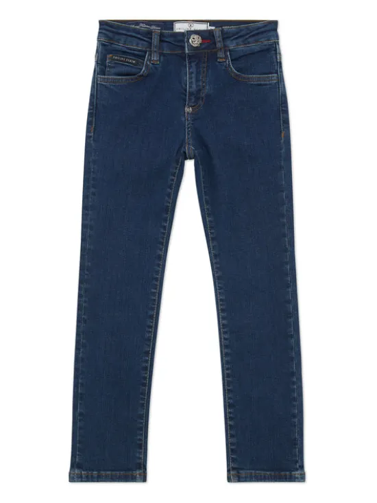 PHILIPP PLEIN Jeansy 20159 Błękitny Comfort Fit