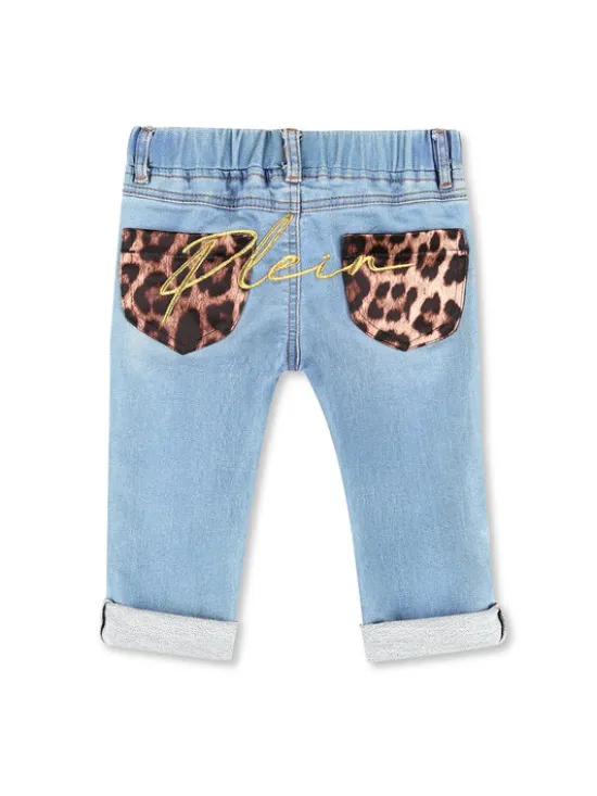 PHILIPP PLEIN Jeansy 2705 Błękitny Straight Fit