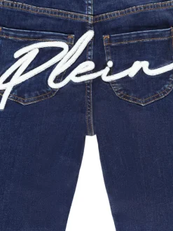 PHILIPP PLEIN Jeansy 1645 Błękitny Straight Fit