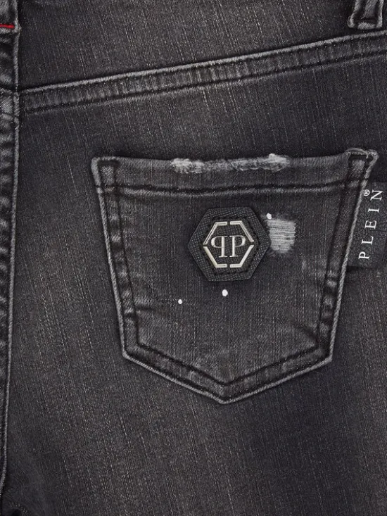 PHILIPP PLEIN Jeansy 27773 Kolorowy Comfort Fit