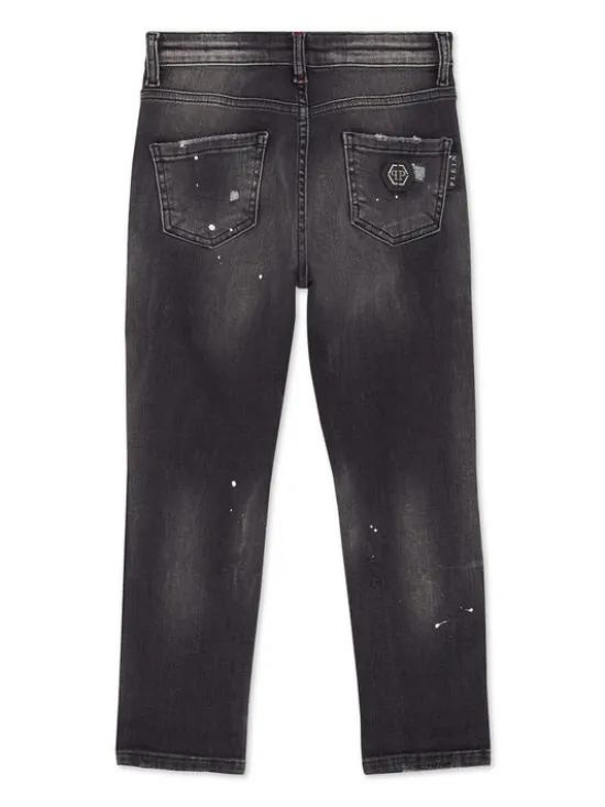 PHILIPP PLEIN Jeansy 27773 Kolorowy Comfort Fit
