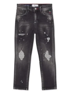 PHILIPP PLEIN Jeansy 27773 Kolorowy Comfort Fit