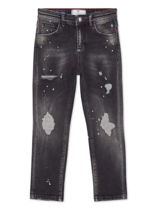 PHILIPP PLEIN Jeansy 27773 Kolorowy Comfort Fit