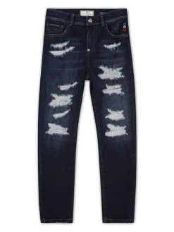 PHILIPP PLEIN Jeansy 1745 Kolorowy Straight Fit