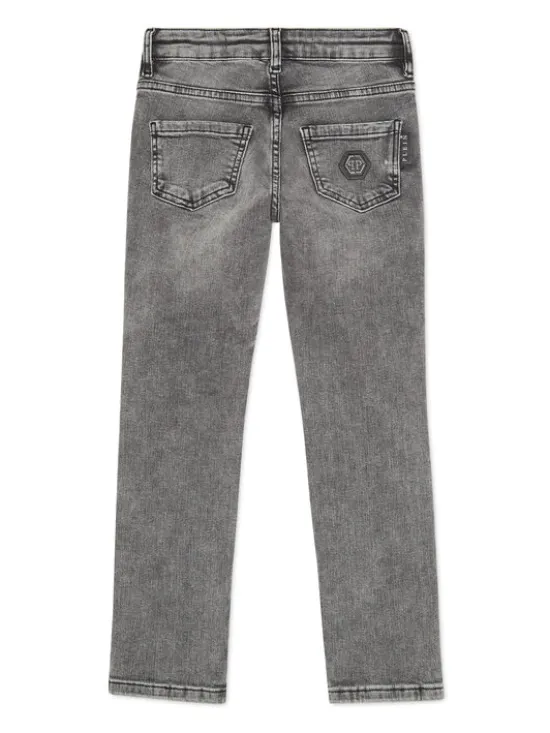 PHILIPP PLEIN Jeansy 20159 Szary Comfort Fit