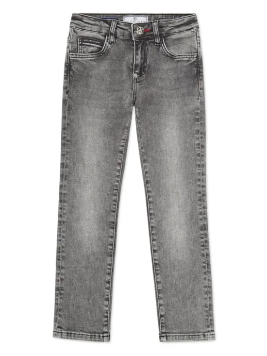 PHILIPP PLEIN Jeansy 20159 Szary Comfort Fit